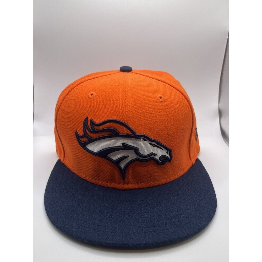 NEW ERA Denver Broncos Football Cap Orange 59fifty 6 7/8